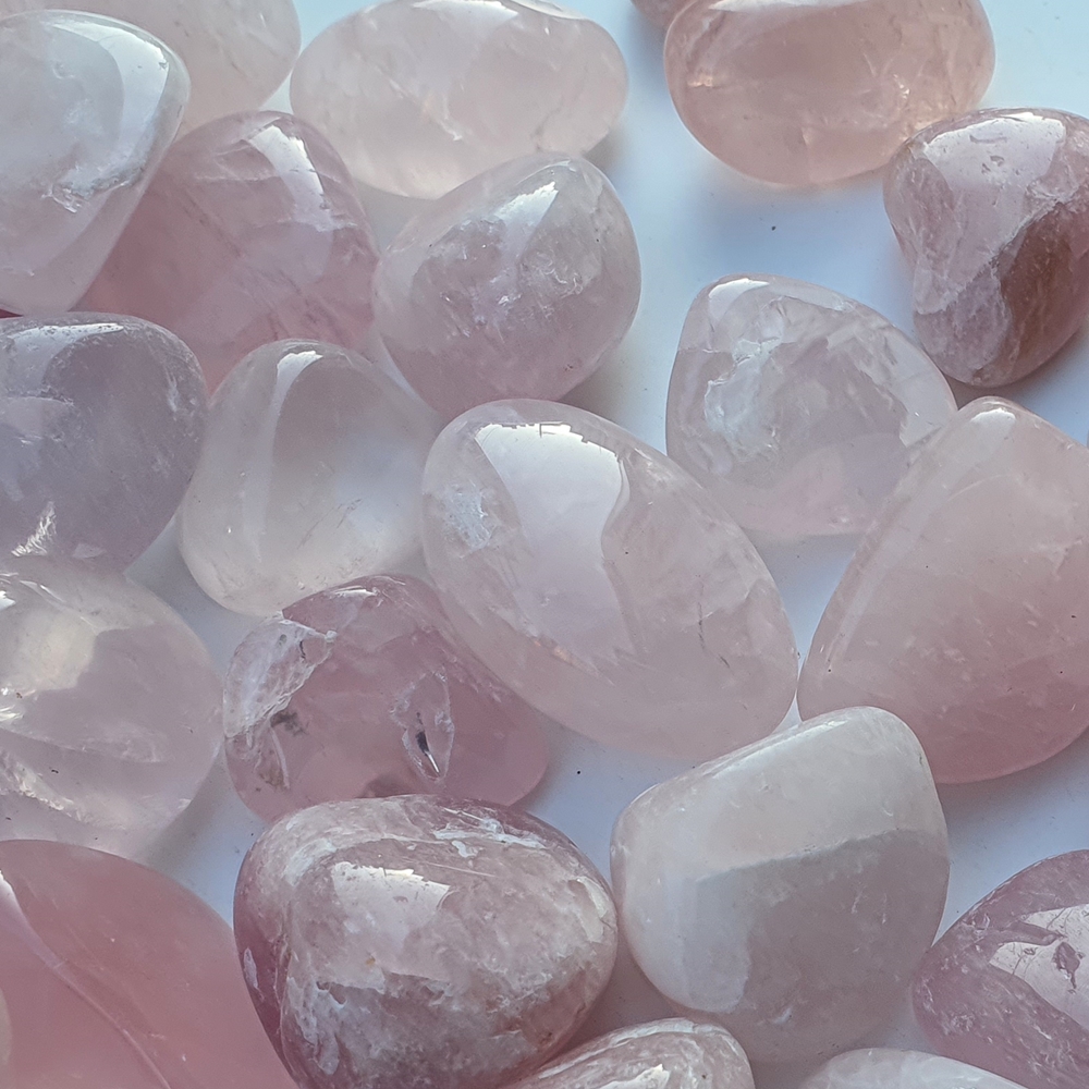 장미수정보석자갈/rose quartz